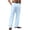 Light Blue, variant on LNZGNM Linen Pants Men Loose Straight Pants Elastic Waist Lightweight Summer Beach Pants Stylish Outdoor Trousers with Pockets,Gray L