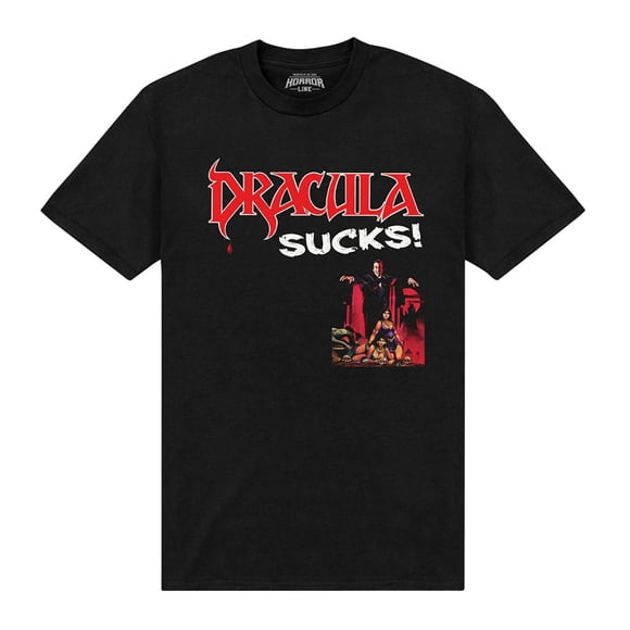Horror Line Adult Dracula Sucks T-Shirt