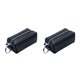 thumbnail image 2 of Guardurnaity Monedero de cuero para mujer, llavero, monedero con cremallera, suministros, negro Negro 2Conjunto, 2 of 6
