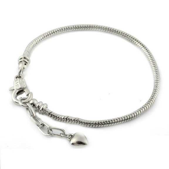 9 Inch Screw End Lobster Clasp Charm Bracelet
