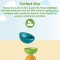 thumbnail image 2 of PlanToys® Fountain Bowl Set Montessori Water Play Toys for Toddlers | Sensory Bath & Beach Toy | STEM Toy for 1 Year Old | Eco-Friendly Pouring & Scooping Bowls, 2 of 9