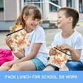 thumbnail image 6 of Haosy 3 Pack Reusable Ziploc Bags BPA Free Healthy Food Storage Bag Leakproof Sandwich Snack Freezer Bags Cute Happy Crabs, 6 of 7
