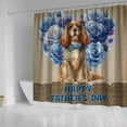 thumbnail image 4 of Cocker Spaniel Proud Dad Happy Father's Day Shower Curtain Cockers Dog Lover Gifts Waterproof Bathroom Bathtub Curtain - 02008, 4 of 5