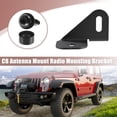 thumbnail image 2 of 1 Set Antenna Mount Bracket Holder Antenna Mount Radio Mounting Bracket for Jeep Wrangler JL JLU JT, 2 of 7
