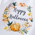 thumbnail image 5 of SOFTCCLO Baby Girl Halloween Outfit Long Sleeve Romper Pants Hat Comfortable Casual 3 Piece Sets Size 0-3M, 5 of 9