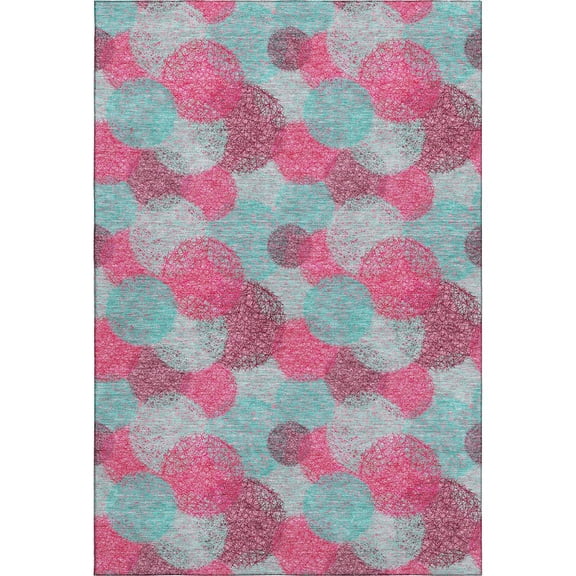 Dalyn Rugs Premium Machine Washable Mayfield AMF977 Pink 9' x 12' Rug
