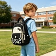 thumbnail image 2 of Weebloom School Backpack For Kids Boys Girls Cute Lightweight Outdoor Travel Backpack Stylish Color Casual Kindergarten Daypack Bookbag Preschool Elementary Black, 2 of 6