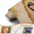 thumbnail image 4 of Wallpaper Our Lady Gualalupe Peel and Stick Wall Murals 100"H x 144"W Removable PVC Wall Paper Self-Adhesive Wall Paintings Art Decor for Bedroom Living Room, 4 of 7