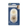 thumbnail image 2 of Itzy Ritzy Sweetie Soother 2-Pack Silicone Pacifier, Toast and Buttercream, for Infants, 0+ Months, 2 of 4