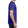 thumbnail image 2 of Jnriver Men's Short Sleeve Lightweight Heavy Cotton T-Shirt Regular-Fit Crewneck Tee for Casual Wear Gym Workout Summer Outfit - Neon Blue - M, 2 of 3