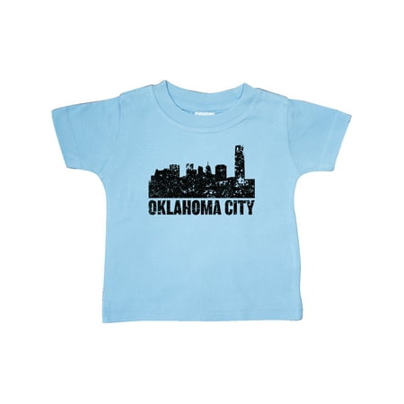 

Inktastic Oklahoma City Skyline Grunge Gift Baby Boy or Baby Girl T-Shirt