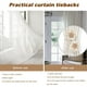 thumbnail image 5 of Cortinas SRG Rope Sunflower, paquete de 2 unidades, algodón y lino, color crema, 5 of 7