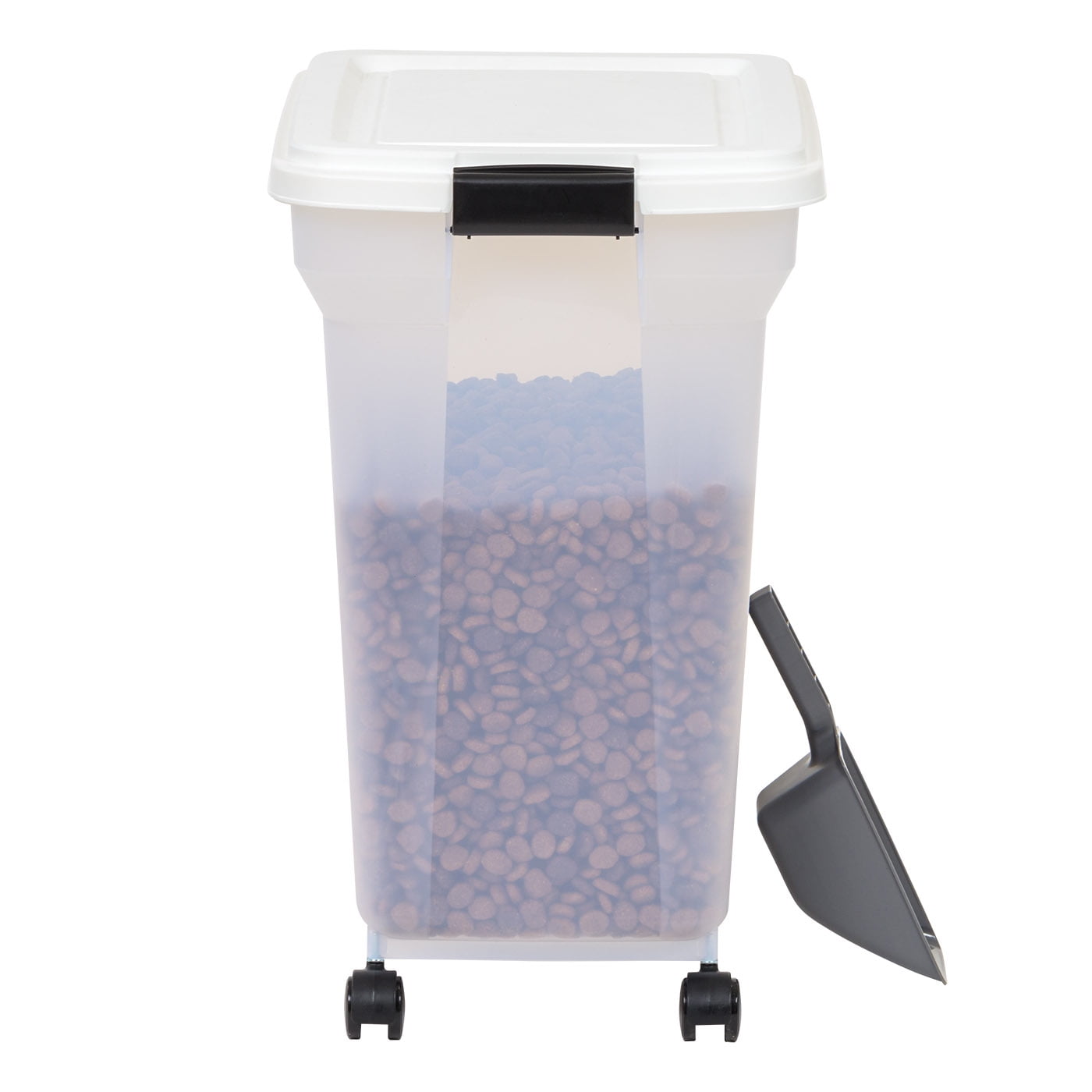 IRIS USA, 42 Lbs. Airtight Pet Food Container | Dog & Cat Food Storage Bin with Scoop