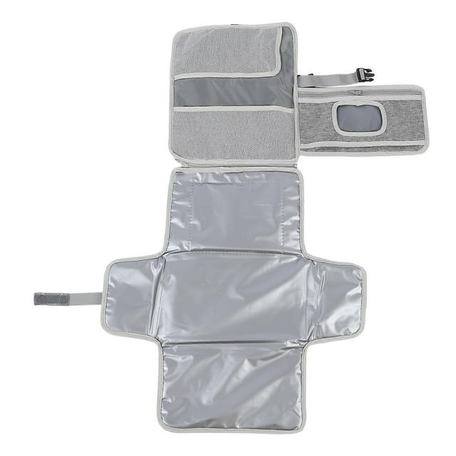 Portable Baby Changing Pad Waterproof Travel Diaper Changing Mat with Wet Tissue Holder for Walking Travelling