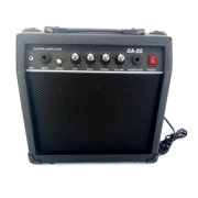 Zenison Electric 6 String Black Guitar Combo Starter Set Solid Wood Body Case