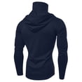 thumbnail image 5 of Gifts Dianli Casual Unisex Summer Solid-Color Long Sleeve Hooded Sun-Protection Top with Face Mask and Side Zipper Sunscreen Jacket Lightweight Breathable UV Protection Outdoor Travel, 5 of 9
