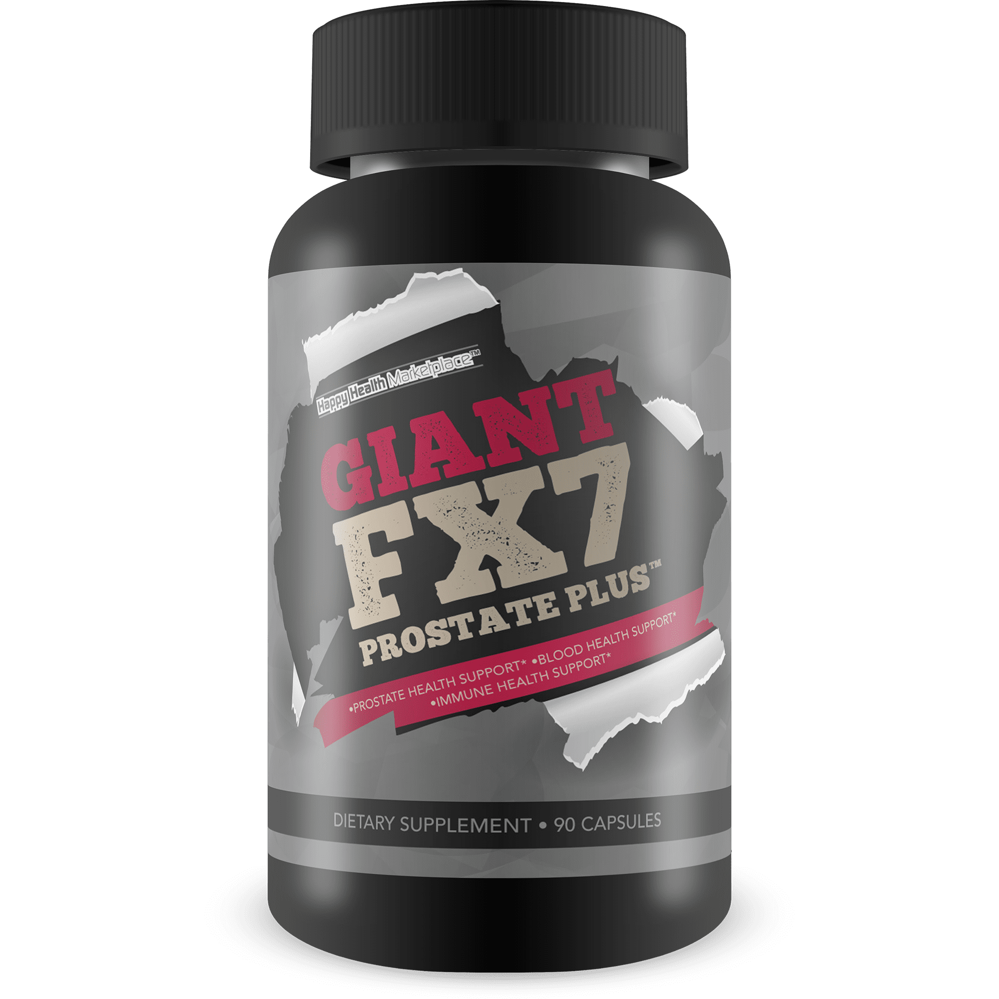 Giant FX7 Prostate Plus - Prostate Supplements for Prostate Support & Blood Flow - Aid Energy & Endurance - Promote Healthy Prostate Function & Size - Male Prostate Support with Zinc