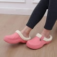 thumbnail image 6 of Women and Men Winter Slippers with Fuzzy Fleece Lining, Indoor Outdoor House Shoes with Anti-Slip Sole, 6 of 13