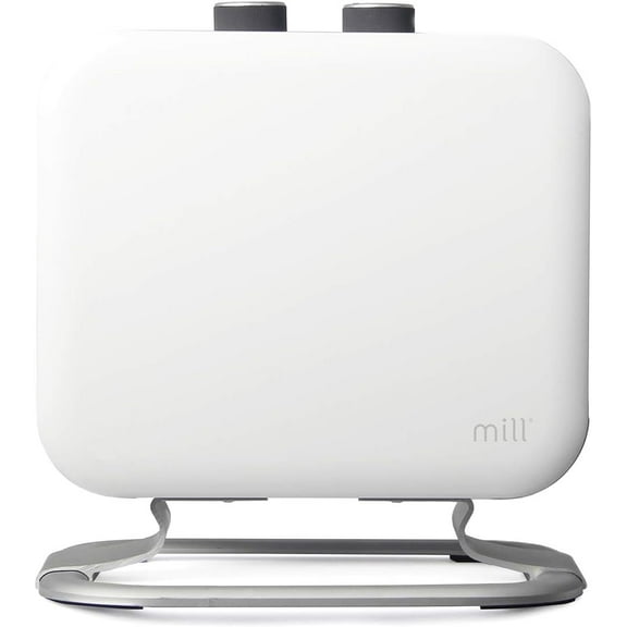 Mill PTC 1500 Watt Ceramic Fan Space Heater, Black & White - CUS1500MECWA