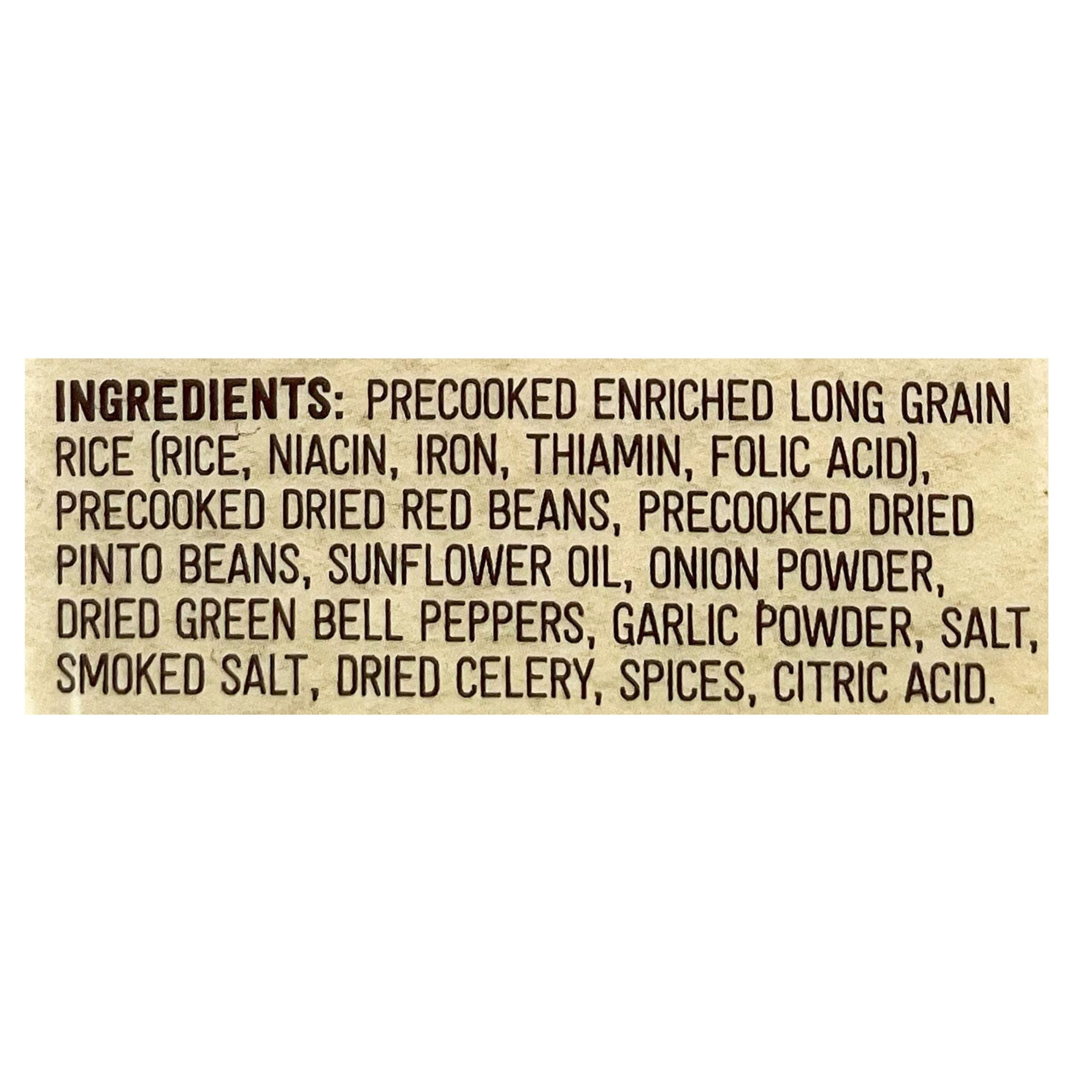 (4 pack) Yumbini Mild & Creamy Quick Red Beans and Rice Dry Mix, Vegan, Gluten-Free, 3.5 oz Each, Lightweight Shelf Stable Pouch