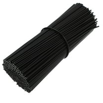 FRCOLOR 1000 Pcs Bread Twist Ties Light Grape Ribbon Practical Tie Wires 12X0.02CM Black
