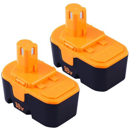 

2Packs 3600mAh P100 Ni-Mh Replacement Battery Compatible with Ryobi 18V Battery One+ P100 P101 ABP1801 ABP1803 BPP1820