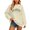 Beige [Sweaters for Women Clearance Sales] [WenDA6070112], variant on Los Angeles California Sweatshirt for Women Dressy Casual Long Sleeve Shirts for Women Oversized Tops Loose Fit Fall Workout Sweaters Women's Fashion Clothing Dark Gray, S