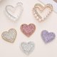 thumbnail image 4 of Chic Heart Shaped DIY Phone Case Charms Blinged Decorations Phone Shell Accessories - Rhinestone Pur, 4 of 5