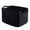 All Black, variant on KUNPENG White Woven Rope Basket with Handles, Medium Rectangle Basket for Books, , Towels, Square Decorative Baskets for Living Room, Nursery, Shelf Baskets for Bedroom, 13" x 10" x 9"