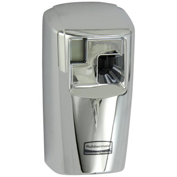 Rubbermaid Commercial Products Système Automatisé d'Air en Aérosol à Micro-Éclatement avec Contrôle des Odeurs, Distributeur MB3000, Chrome