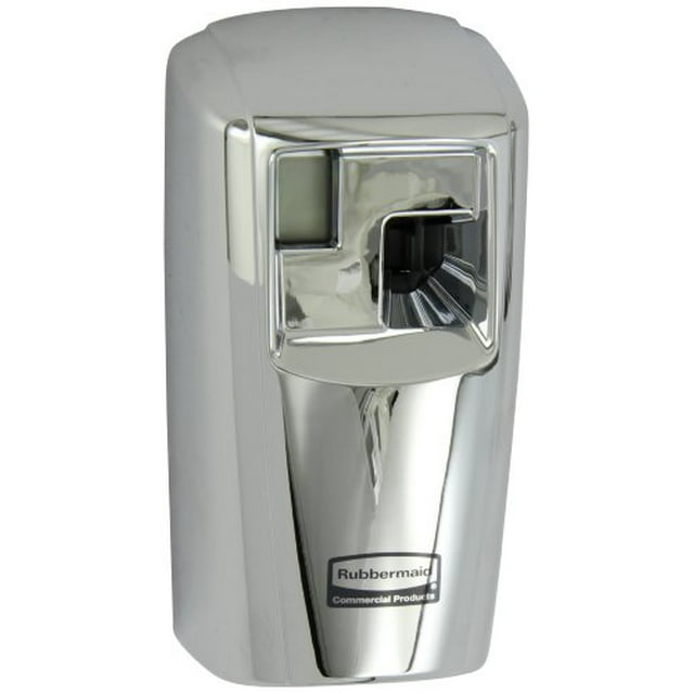 Rubbermaid Commercial Products Microburst Automated Odor-Controlling Aerosol Air Care System, MB3000 Dispenser, Chrome