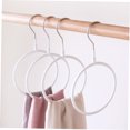 thumbnail image 4 of BESTYASH 4Pcs Scarf Ring Hanger for Retail Store Display in White 1.0in Thick, 4 of 8