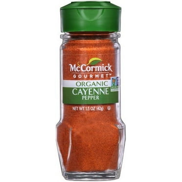 McCormick Gourmet Organic Cayenne Red Pepper 1.5 oz (Pack of 6)