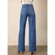 thumbnail image 2 of Pantalones de mezclilla, elegantes vaqueros de talle alto y pierna recta para mujer, 2 of 5