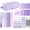 Purple, variant on Purple College Supplies and Nursing Essentials with Organizer, Gel Pens with Black Ink,Correction Tapes,Pastel Highlighters, Mechanical Pencils, Sticky Notes, Index Post