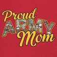 thumbnail image 3 of Proud Army Mom Sweatshirt US Military Family Pride Veteran Patriotic Armed Forces Mother's Day Licensed Hoodie, 3 of 7