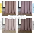 thumbnail image 4 of HPD Half Price Drapes Ballet Pink Heritage Plush Velvet Room Darkening Curtains for Bedroom & Living Room Curtains (1 Panel), Window Curtains 96 inches long, Rod Pocket Curtains & Drapes, 50W X 96L, 4 of 13