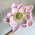 thumbnail image 2 of sentaili Hand-Woven Shaped Artificial Flower Lotus Lotus Leaf Wool Crochet Flower, 2 of 8