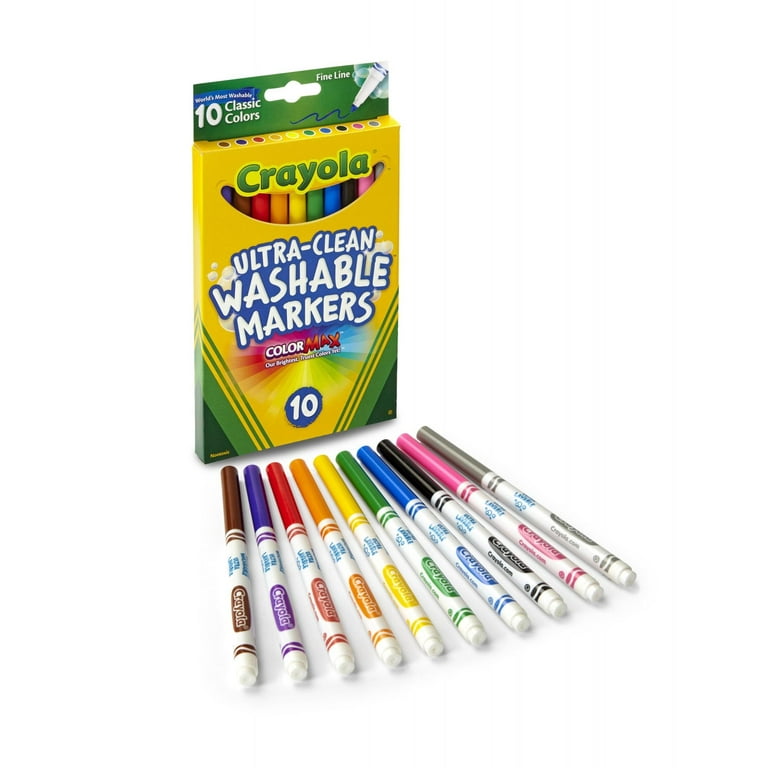 Crayola® Washable™ Classic 8 Piece Fine Line Marker Set