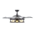 thumbnail image 4 of Fanaway Classic Retractable 4-blade 48-inch 3-light AC Ceiling Fan, Antique Black and Smoke, 4 of 23
