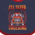 thumbnail image 4 of Inktastic Truck Driver Funny Big Rig Truck Driving Boys or Girls Baby Bib, 4 of 4