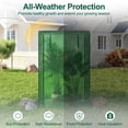 thumbnail image 6 of Costway 39” x 20” x 59” Portable Mini Greenhouse with Roll-Up Zippered Door, Indoor Outdoor Green, 6 of 11