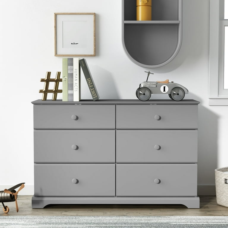 Gray kids dresser sales