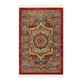 thumbnail image 3 of Unique Loom Palace Collection Area Rug - Saray (2' x 3' 1" Rectangle Navy Blue/Rust Red), 3 of 7