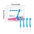 thumbnail image 3 of Sales Today Clearance! 5-in-1 Disposable Mini Toothbrush Set, Toothpaste, Floss Pick, Tongue Scraper, Portable Oral Care Kit for Travel, Office, and Work, Mixed Flavors (10PCS), 3 of 6