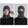 thumbnail image 3 of Resicozy Winter Beanie Hat Scarf Set for Men Fleece Lined Warm Ski Soft Adjustable Neck Gaiter Thick Knit Versatile Winter Wear Gray, 3 of 3