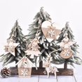 thumbnail image 5 of 2 piezas de colgante de madera de Navidad, árbol de Navidad, decoración colgante pequeña (árbol de Navidad), 5 of 5