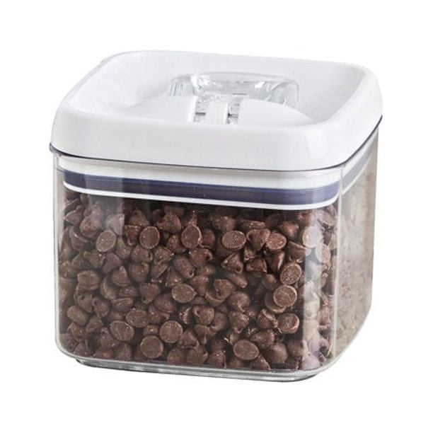 Deluxe, Large Flip-Tite Square Food Storage Container Canister Set