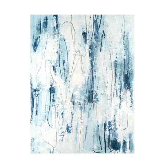 Canvas Wall Art - June Erica Vess 'Sea Silk III' Wall Art for Living Room, Bedroom, or Office Décor by Trademark Fine Art - 14 x 19 Inches