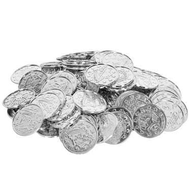 Beistle Pirate Party Plastic Coins silver (Case of 1200)
